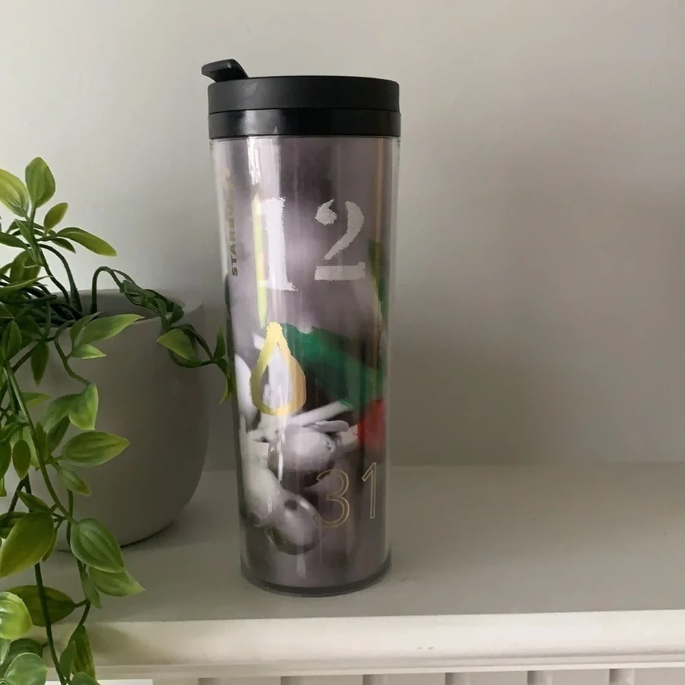 Starbucks tumbler cup to go plastic Christmas‎